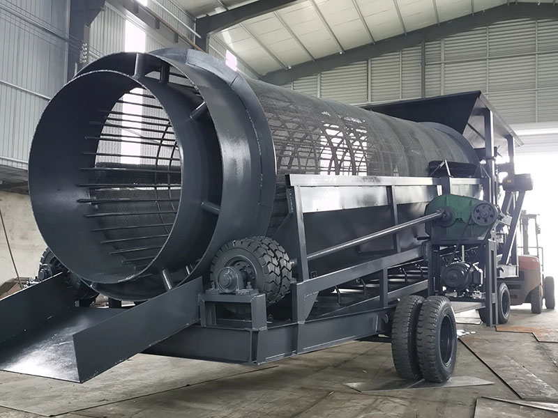 砂石骨料滾筒式篩沙機在水利工程中的應用